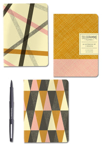 Geometric notebook set