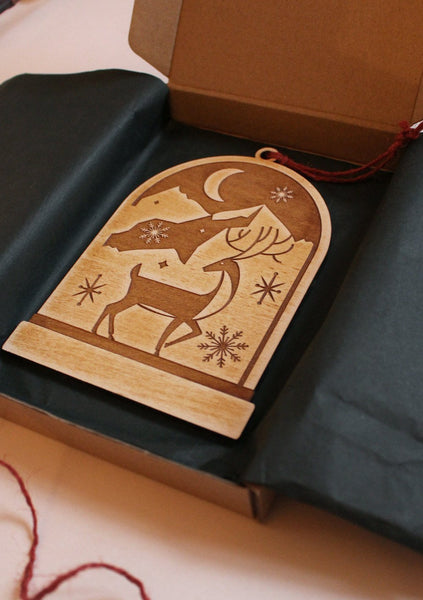 SNOWGLOBE CHRISTMAS ORNAMENT