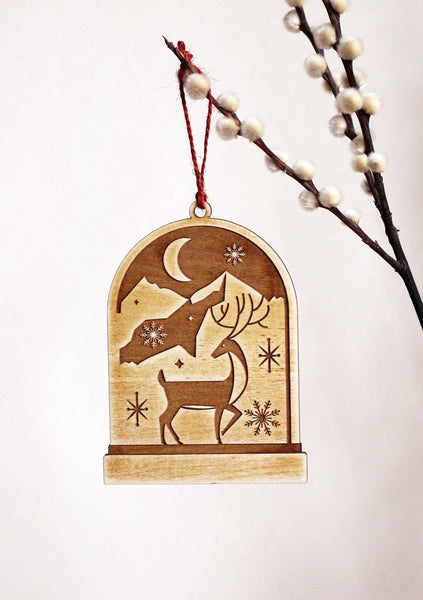 SNOWGLOBE CHRISTMAS ORNAMENT