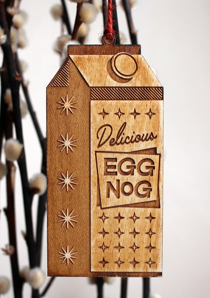 EGGNOG CHRISTMAS ORNAMENT