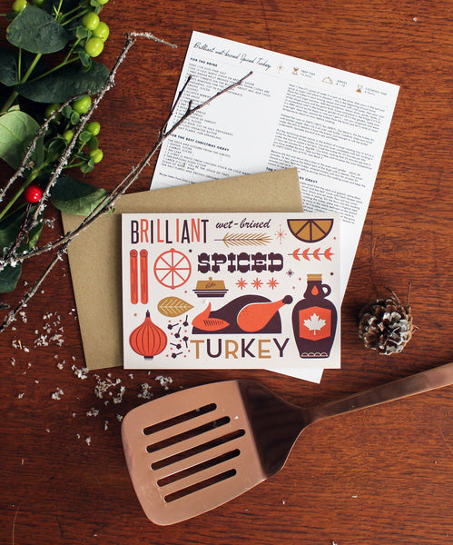 Telegramme x Gizzi Erskine Season's Eatings Christmas Card Set