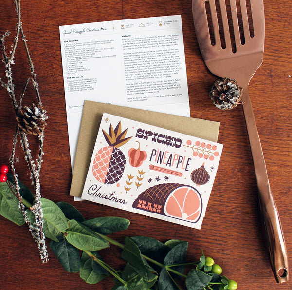 Telegramme x Gizzi Erskine Season's Eatings Christmas Card Set