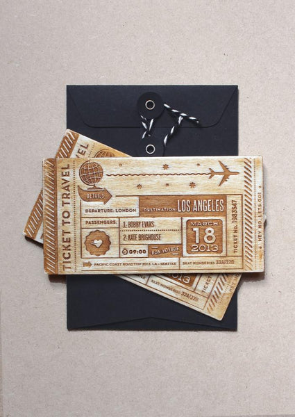 PERSONALISED TICKET - TRAVEL