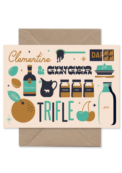 Telegramme x Gizzi Erskine Season's Eatings Christmas Card Set