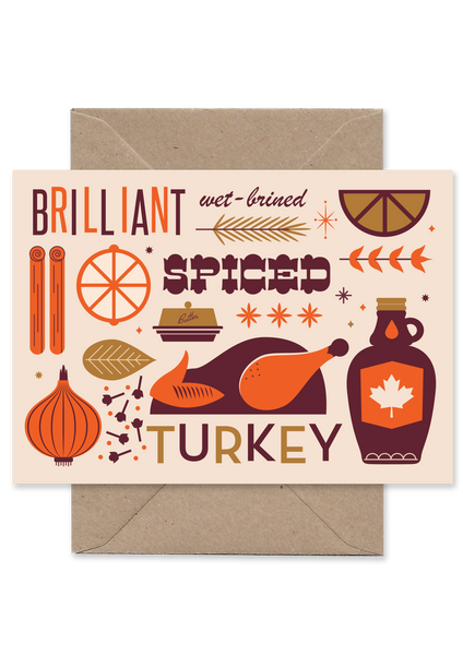 Telegramme x Gizzi Erskine Season's Eatings Christmas Card Set