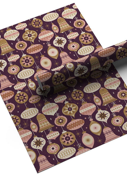 Christmas Baubles Gift Wrap