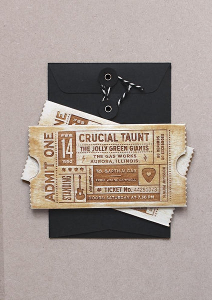 PERSONALISED TICKET - GIG