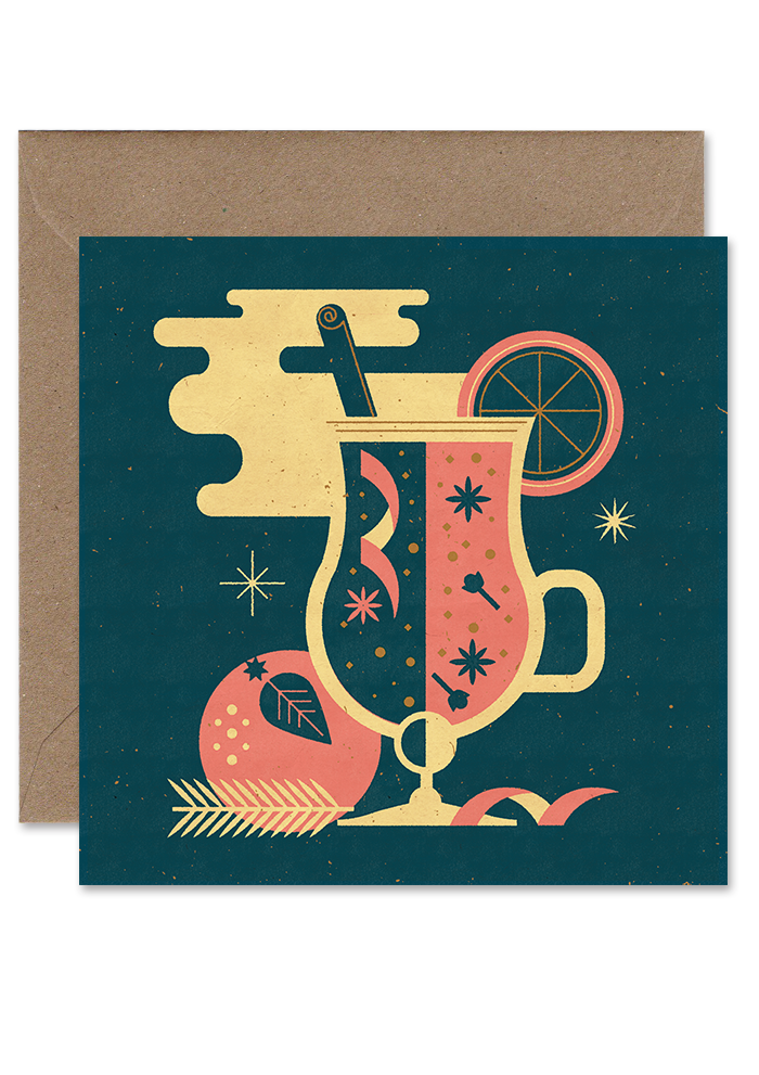 Mulled Wine Christmas Card