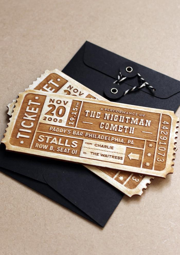 PERSONALISED TICKET - EVENT