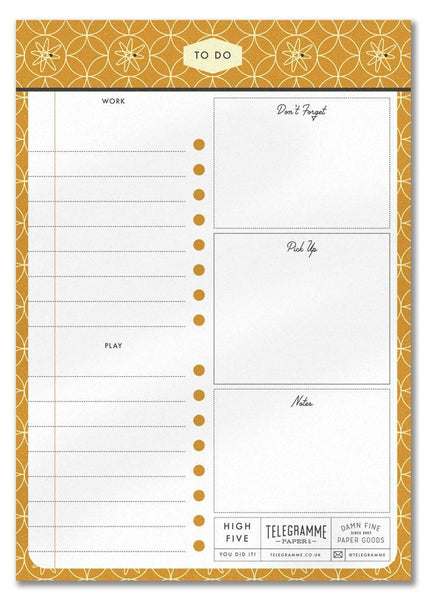TO DO LIST A5 NOTEPAD