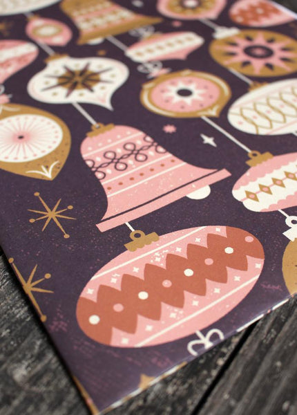 Christmas Baubles Gift Wrap